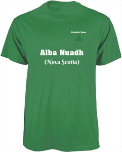 "Alba Nuadh" (Gaelic for Nova Scotia) T-shirt