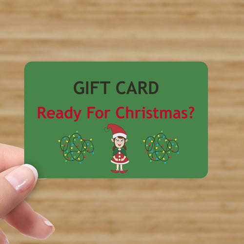 Gift Card ~ Ready For Christmas? Customized Editions FULLY Customized OR Game Box only